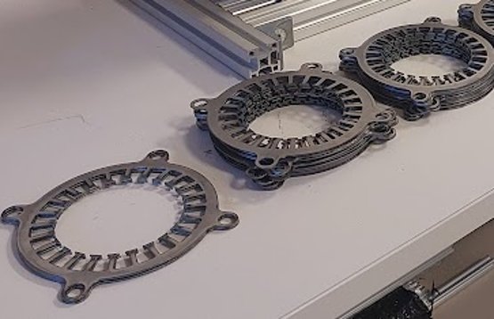 Silicon steel laminations